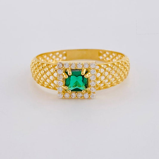Enmeshed Frame Ring 1.9 g / T7 3/4 Yellow Gold 18K