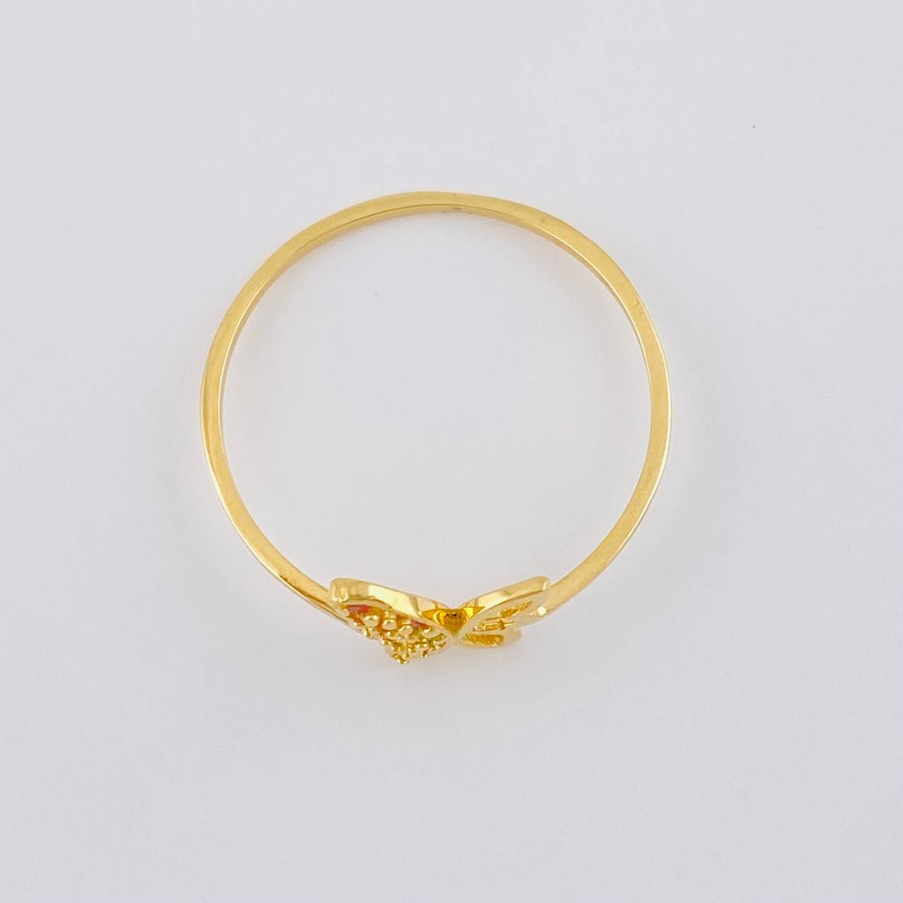 Butterfly Silhouette Ring 1 g / T7 1/2 18K Yellow Gold