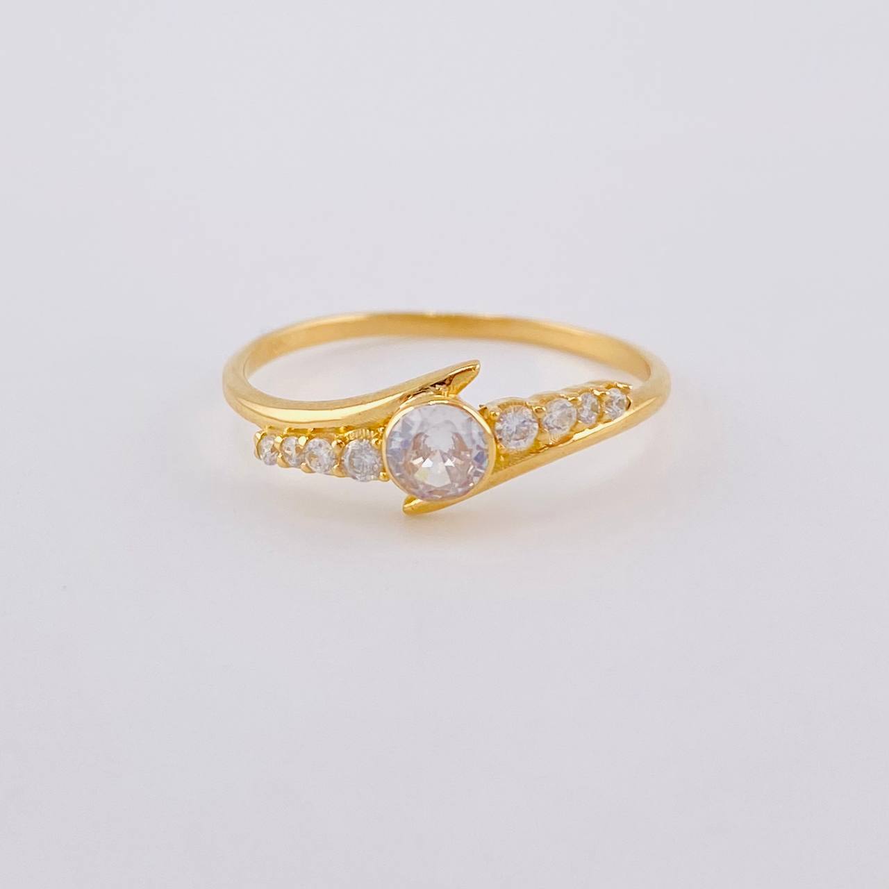 Channel Line Ring Convers 1.65 g / T7 Yellow Gold 18K