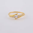 Channel Line Ring Convers 1.65 g / T7 Yellow Gold 18K