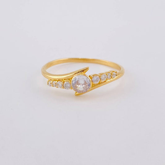 Channel Line Ring Convers 1.65 g / T7 Yellow Gold 18K