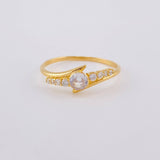 Channel Line Ring Convers 1.65 g / T7 Yellow Gold 18K