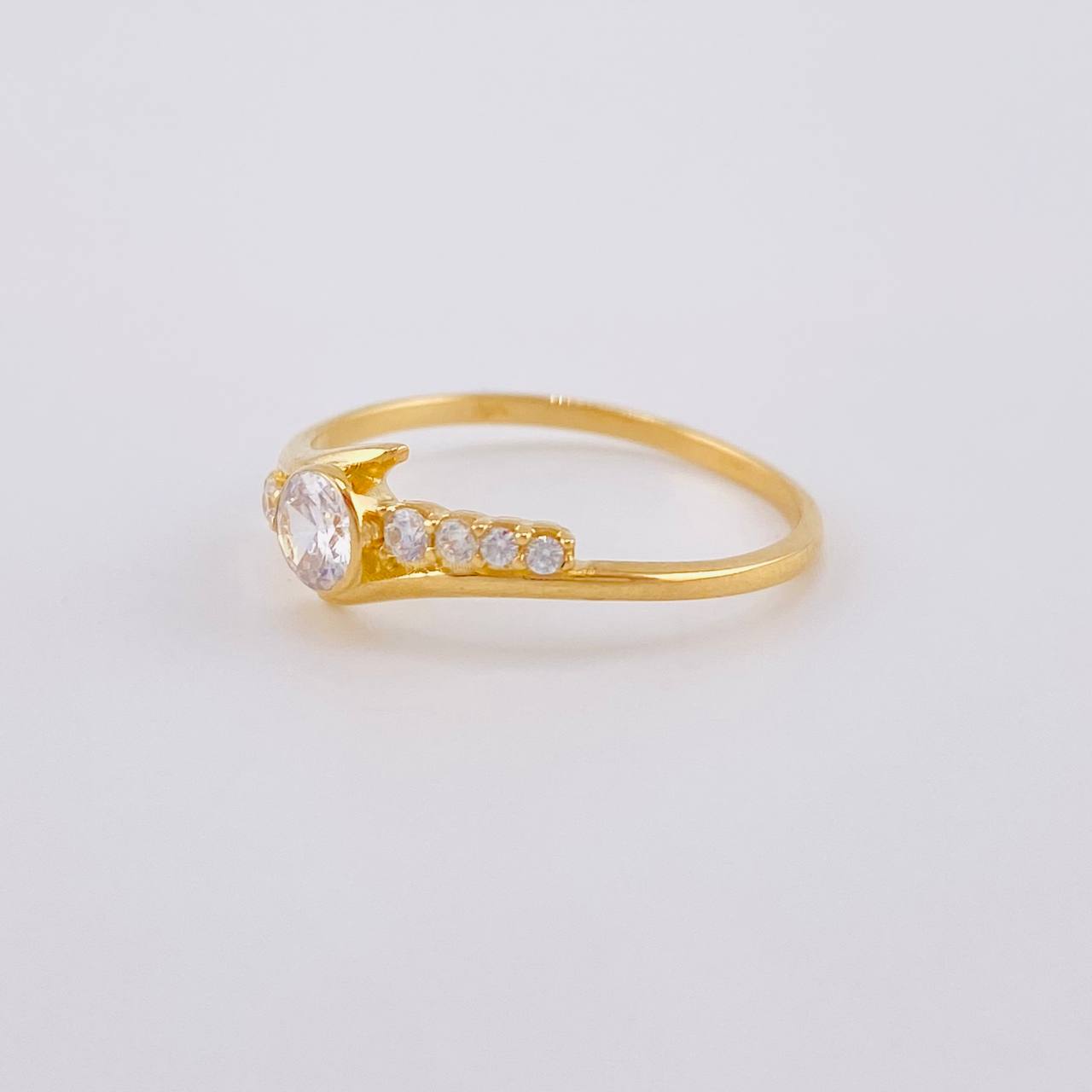 Channel Line Ring Convers 1.65 g / T7 Yellow Gold 18K