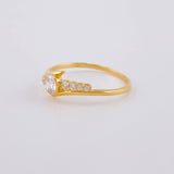 Channel Line Ring Convers 1.65 g / T7 Yellow Gold 18K