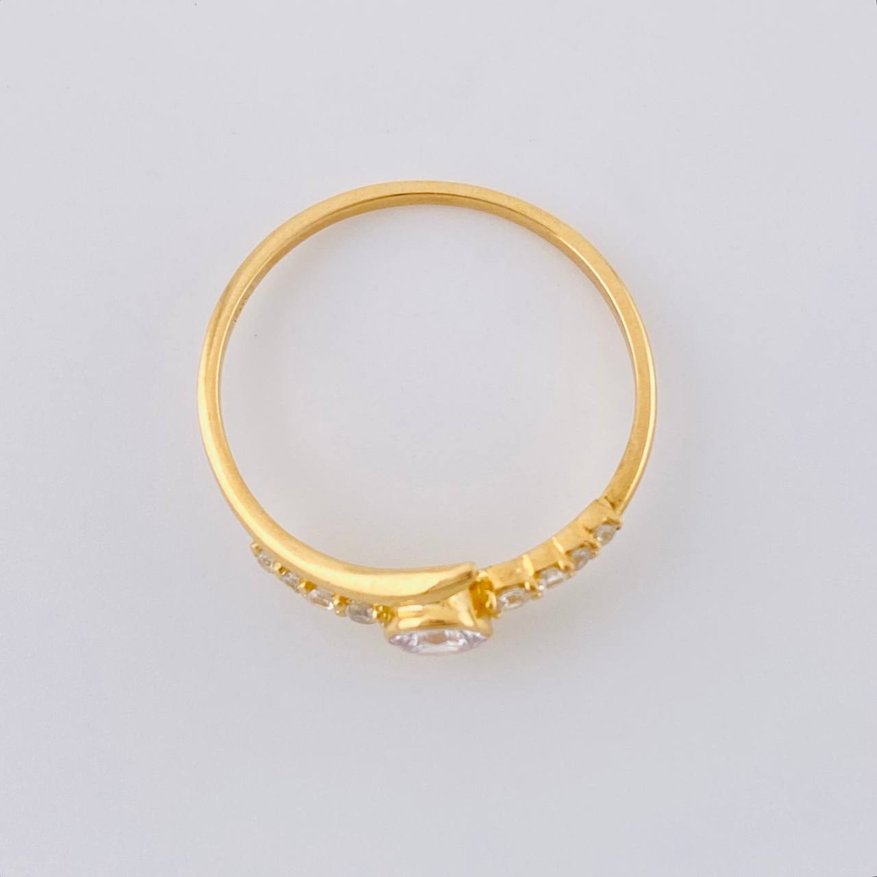 Channel Line Ring Convers 1.65 g / T7 Yellow Gold 18K