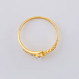 Channel Line Ring Convers 1.65 g / T7 Yellow Gold 18K