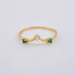 Orion Belt Ring In V 1.05 g / T6 3/4 18K Yellow Gold