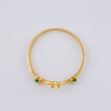 Orion Belt Ring In V 1.05 g / T6 3/4 18K Yellow Gold