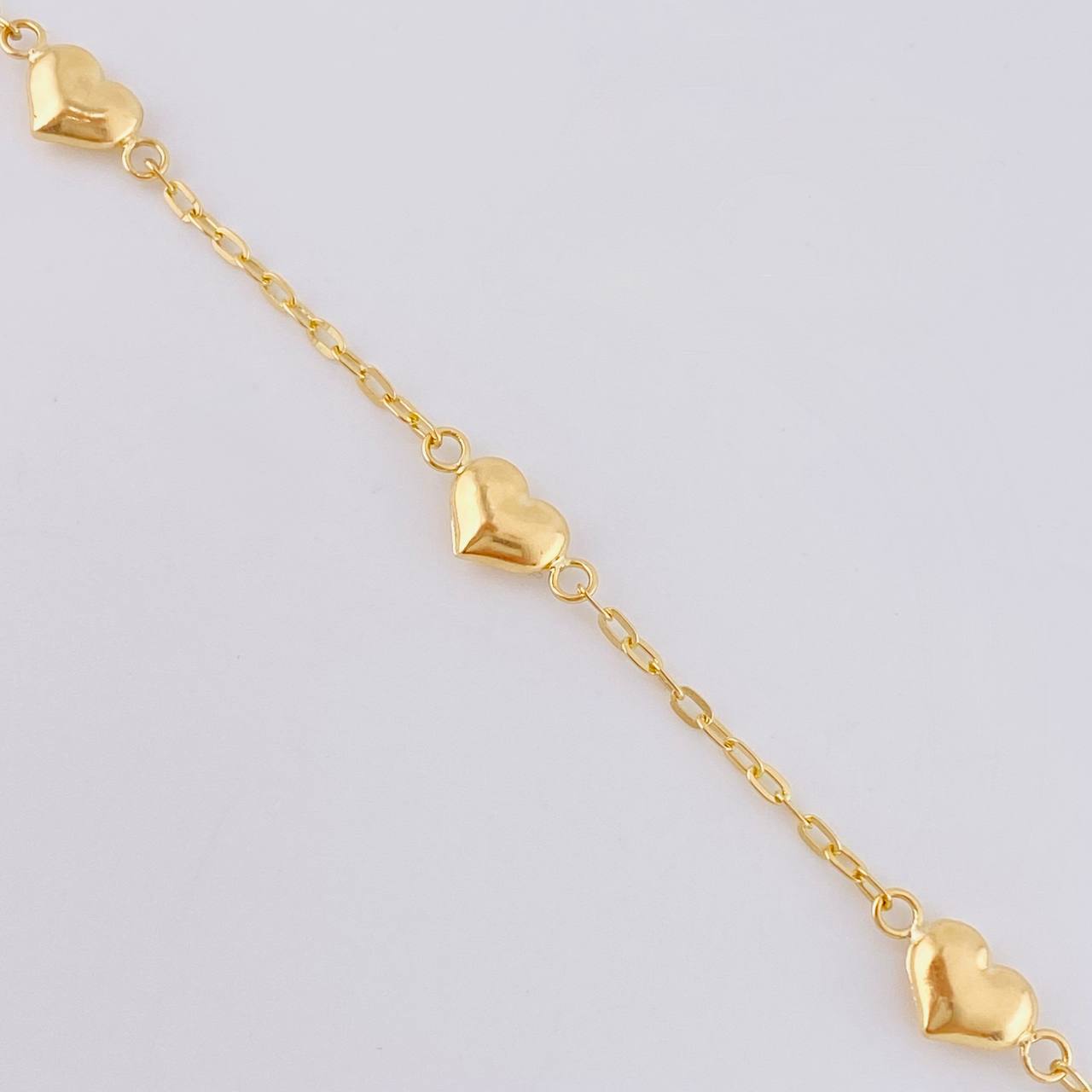 Bracelet Cajón Corazon 2.15 g / 7 1/4 in / 1.7 mm Yellow Gold 18K