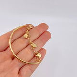 Bracelet Roll On Casandra 4.6 g / 7 1/4 in / 3.2 mm Yellow Gold 18K