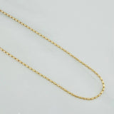 Cadena Morse 2gr / 18 in / 0.8mm Oro Amarillo +3 18K &