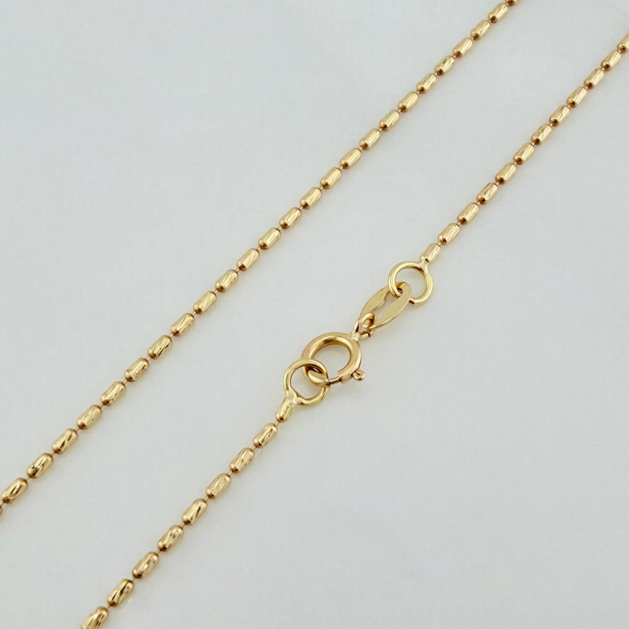 Cadena Morse 2gr / 18 in / 0.8mm Oro Amarillo +3 18K &