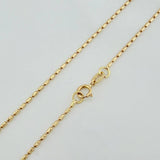 Cadena Morse 2gr / 18 in / 0.8mm Oro Amarillo +3 18K &
