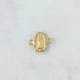 Herraje Virgen Guadalupe 0.5gr / 1cm / Silueta Oro Amarillo 18K *