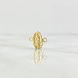 Herraje Virgen Guadalupe 0.35gr / 1.2cm / Silueta Oro Amarillo 18K ©