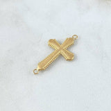 Charm Cross Edged 0.85gr / 2.3cm / 18K Yellow Gold