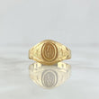 Miraculous Virgin Signet Ring 1.75gr / Size 7 / 18K Gold *
