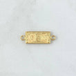 Herraje Dolar 0.85gr / 2.3cm / Troquelado Oro Amarillo 18K