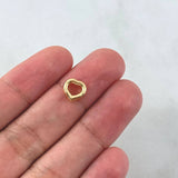 Charm Heart 0.3gr / 0.4in / Silhouette 18K Gold ©