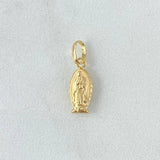 Dije Virgen Guadalupe 0.35gr / 1.7cm / Silueta Delgada Oro Amarillo 18K ©