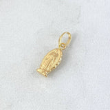 Dije Virgen Guadalupe 0.35gr / 1.7cm / Silueta Delgada Oro Amarillo 18K ©