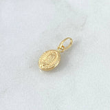 Dije Virgen Guadalupe 0.35gr / 1.6cm / Ovalo Troquelado Oro Amarillo 18K ©