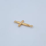 Charm Cross 0.5gr / 2.5cm / Die-cut Yellow Gold 18K &