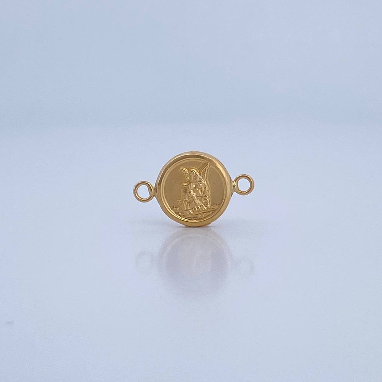Herraje Angel De La Guarda 0.55gr / 1.6cm / Troquelado Oro Amarillo 18K &