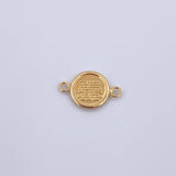 Herraje Angel De La Guarda 0.55gr / 1.6cm / Troquelado Oro Amarillo 18K &
