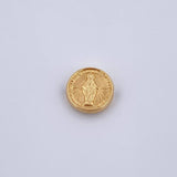 Herraje Virgen Milagrosa 0.75gr / 1.3cm / Tambor Oro Amarillo 18K &