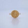 Herraje San Benito 1.3gr / 2.3cm / Troquelado Oro Amarillo 18K &