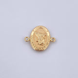 Herraje San Miguel Arcangel 1.15gr / 2cm / Troquelado Oro Amarillo 18K &