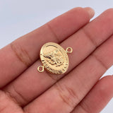 Herraje San Miguel Arcangel 1.15gr / 2cm / Troquelado Oro Amarillo 18K &