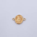 Charm San Miguel Arcangel 0.75gr / 1.6cm / Die-cut Yellow Gold 18K &