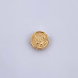 Charm San Miguel Arcangel 0.5gr / 1cm / Yellow Gold Drum 18K &