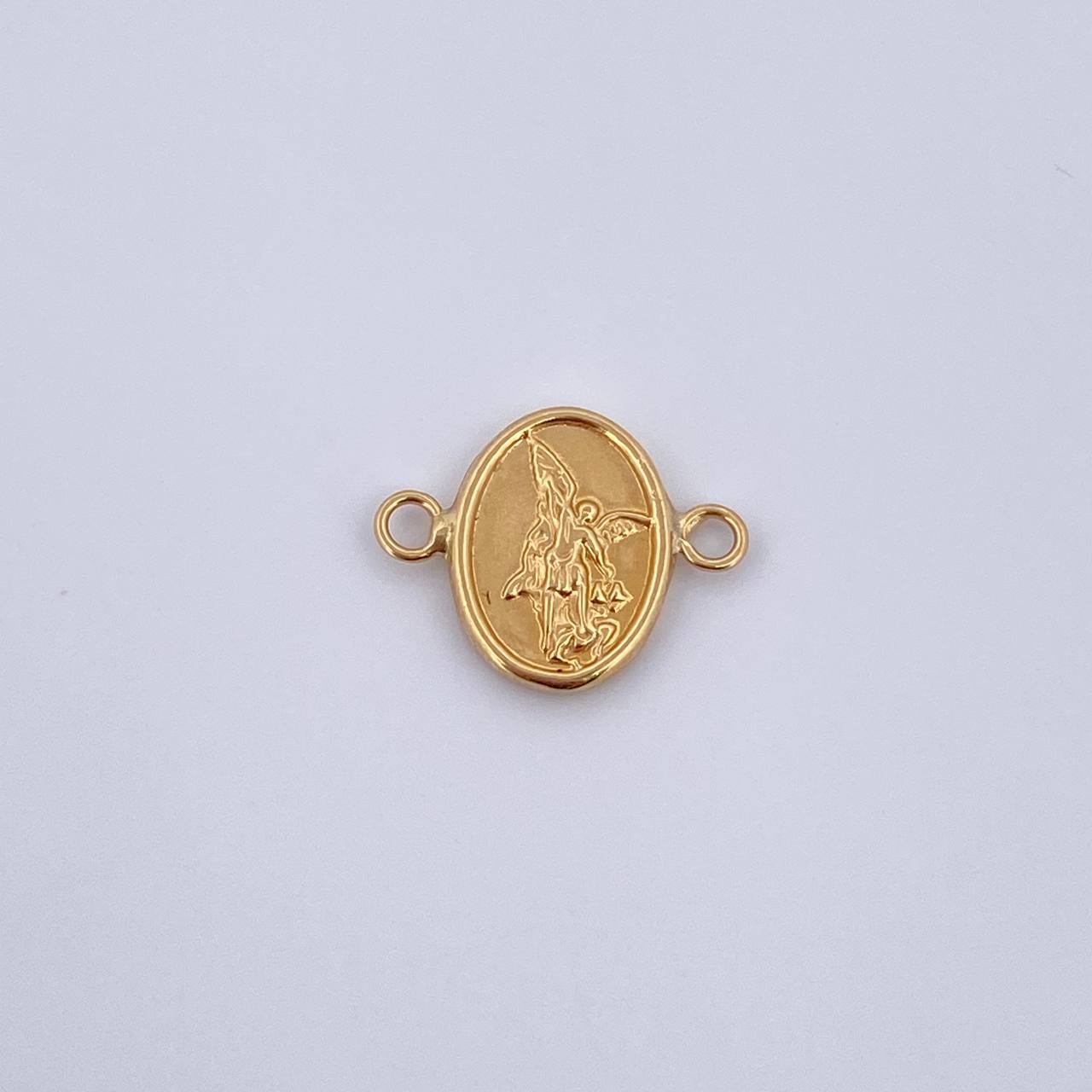 Charm San Miguel Arcangel 0.55gr / 1.5cm / Die-Cut Yellow Gold 18K &
