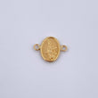 Charm San Miguel Arcangel 0.55gr / 1.5cm / Die-Cut Yellow Gold 18K &