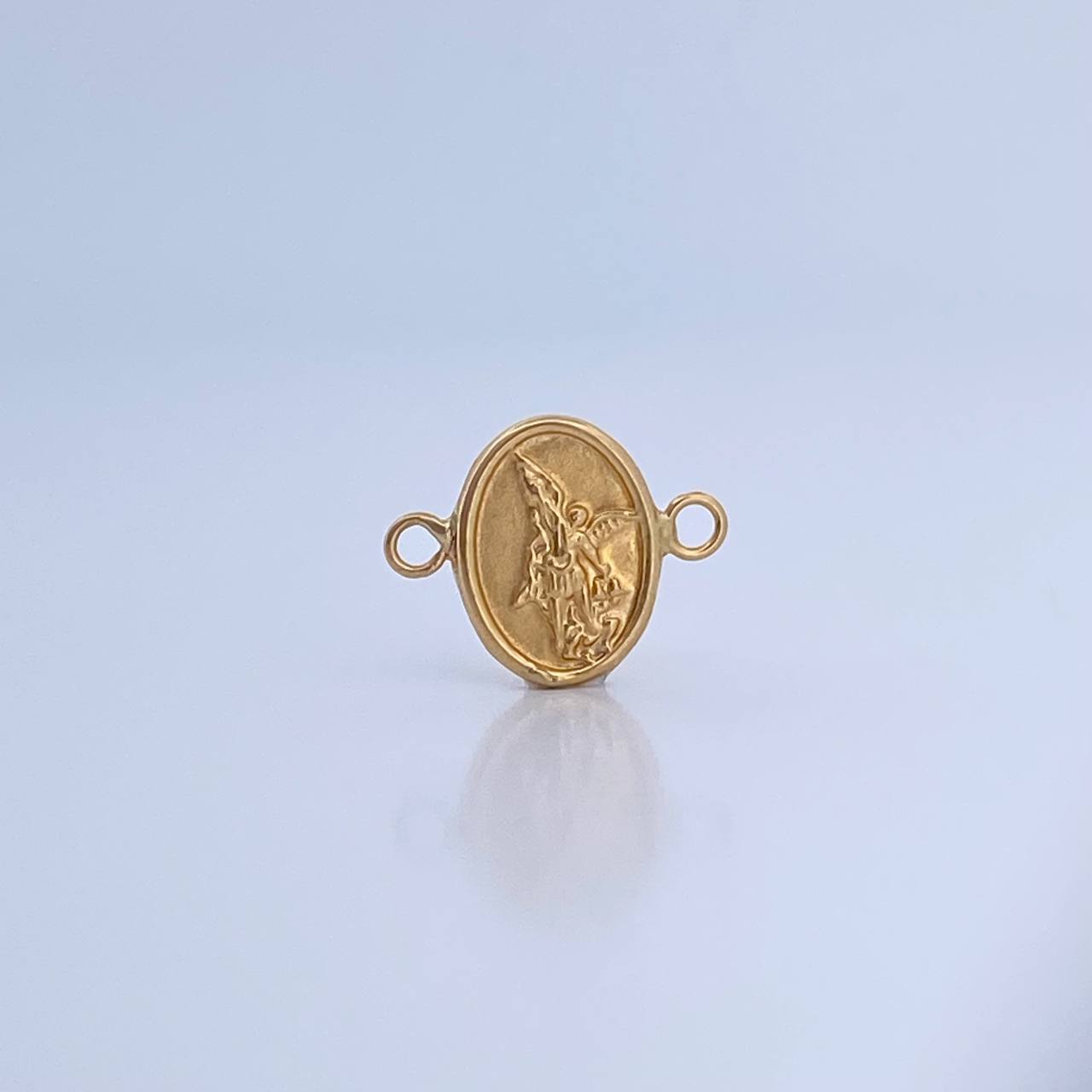 Charm San Miguel Arcangel 0.55gr / 1.5cm / Die-Cut Yellow Gold 18K &