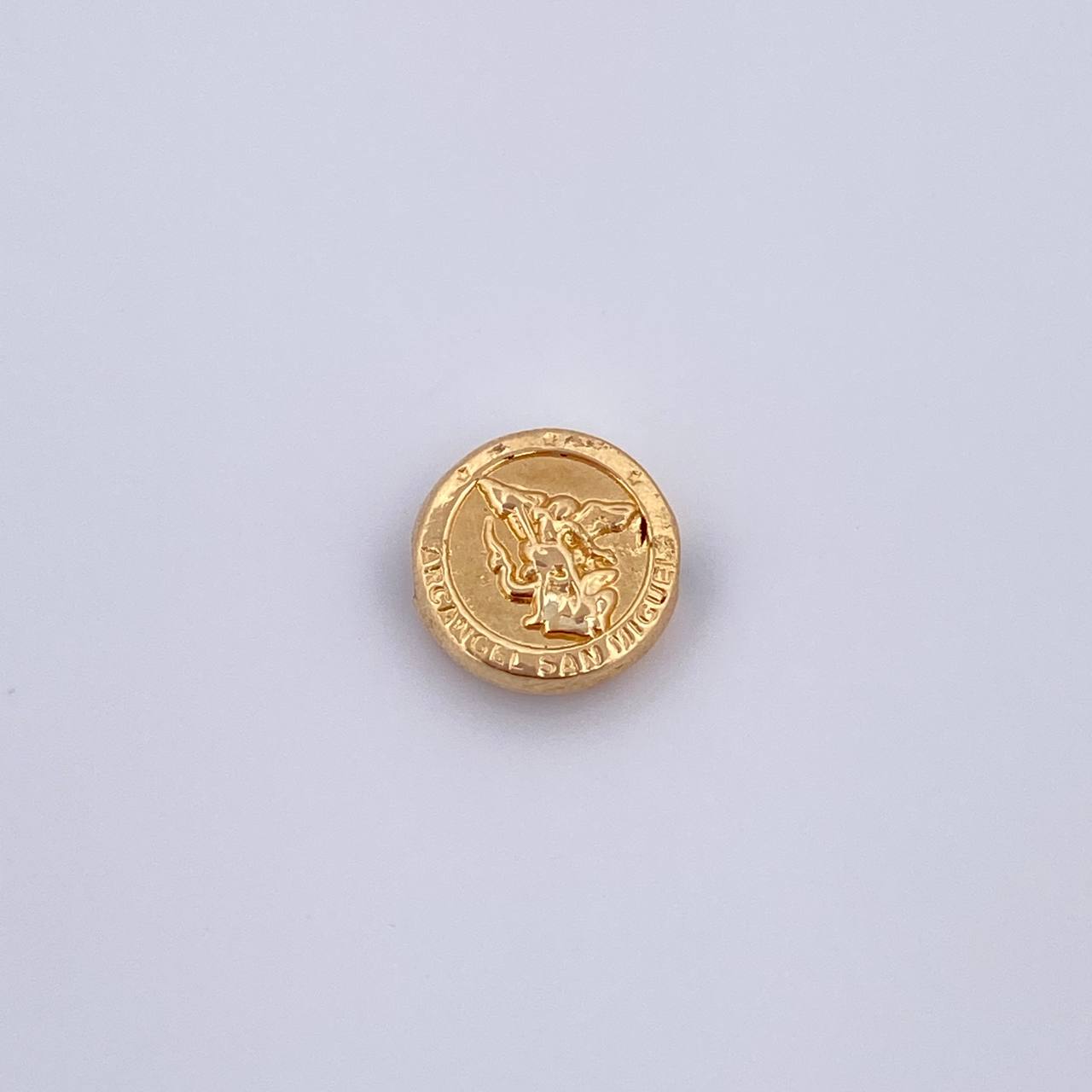 Charm San Miguel Arcangel 0.55gr / 1cm / Yellow Gold Drum 18K &