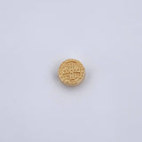 Herraje San Benito 0.35gr / 0.8cm / Tambor Oro Amarillo 18K &