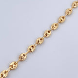 Bracelet GC 5gr / 21.7cm / 4.5mm Diamond Cut Yellow Gold 18K &