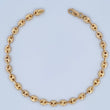 Pulso GC 4.4gr / 20cm / 4.5mm Diamantado Oro Amarillo 18K &