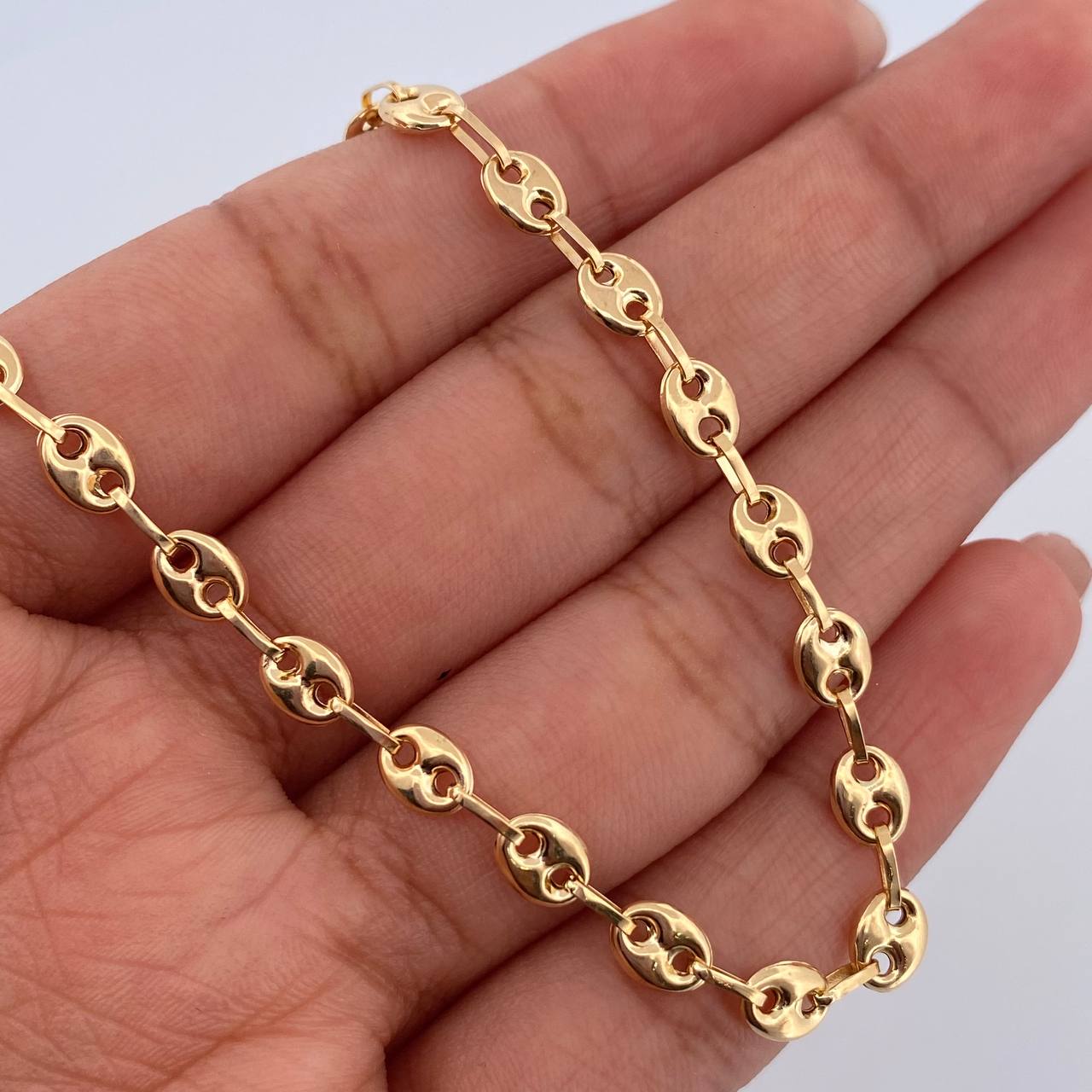 Bracelet GC 3.3gr / 19.7cm / 4.5mm Yellow Gold 18K &