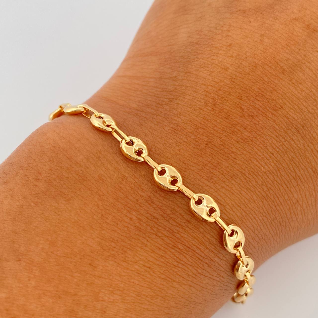 Bracelet GC 3.3gr / 19.7cm / 4.5mm Yellow Gold 18K &