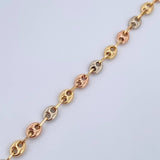 Bracelet GC 4.5gr / 21cm / 4.8mm Three Golds 18K &