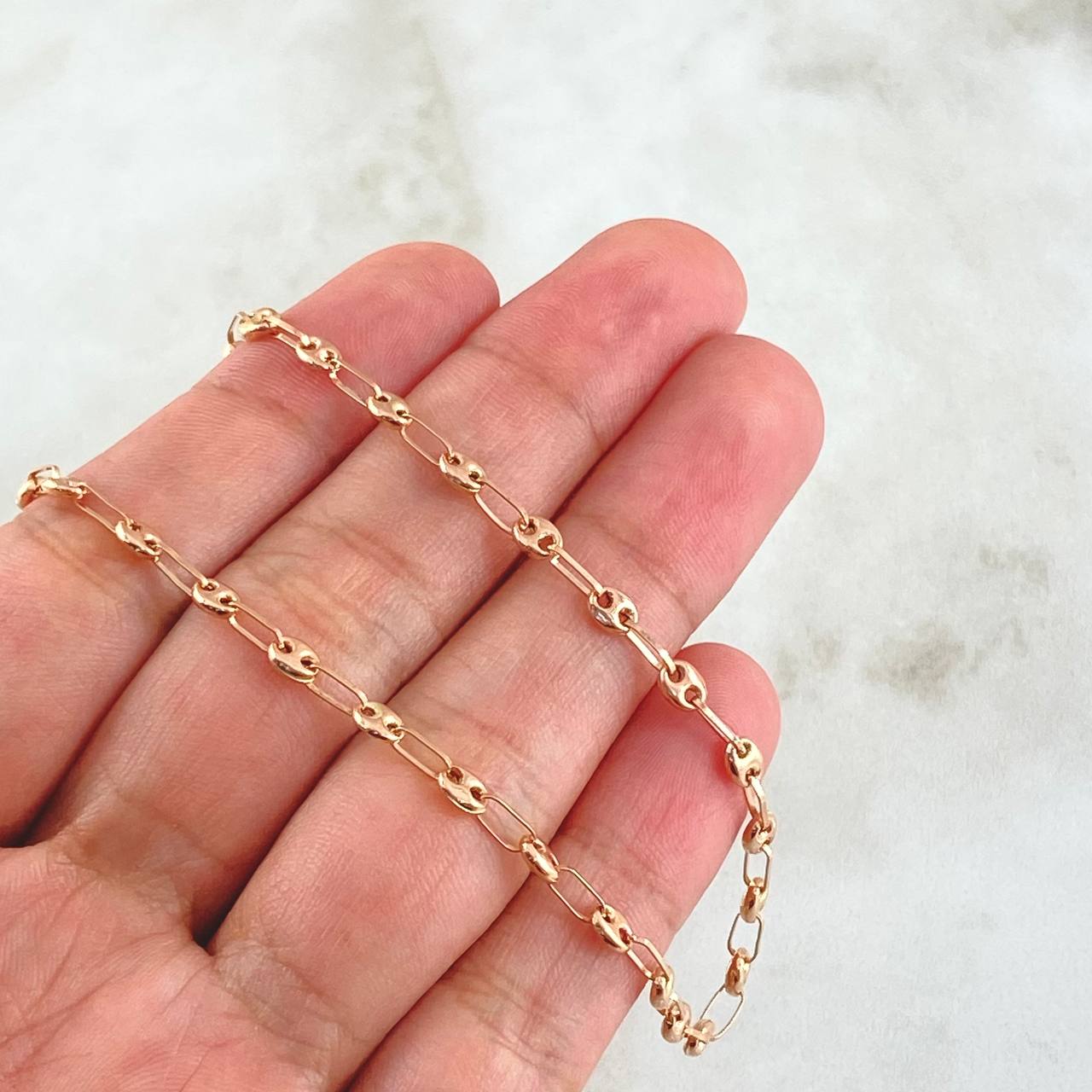 GC Chain 5.65gr / 50cm / 3.3mm 18K Rose Gold ©