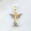 Pendant San Miguel Arcangel 2.9gr / 5cm / Two Yellow White Gold 18K ©