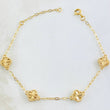 Classic Link Bracelet Clover 4.45gr / 16cm-19cm / Nac.Esp. 18K Gold ©