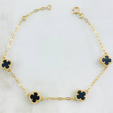 Classic Link Bracelet Clover 4.35gr / 20cm-21cm / Nac.Esp. 18K Gold ©