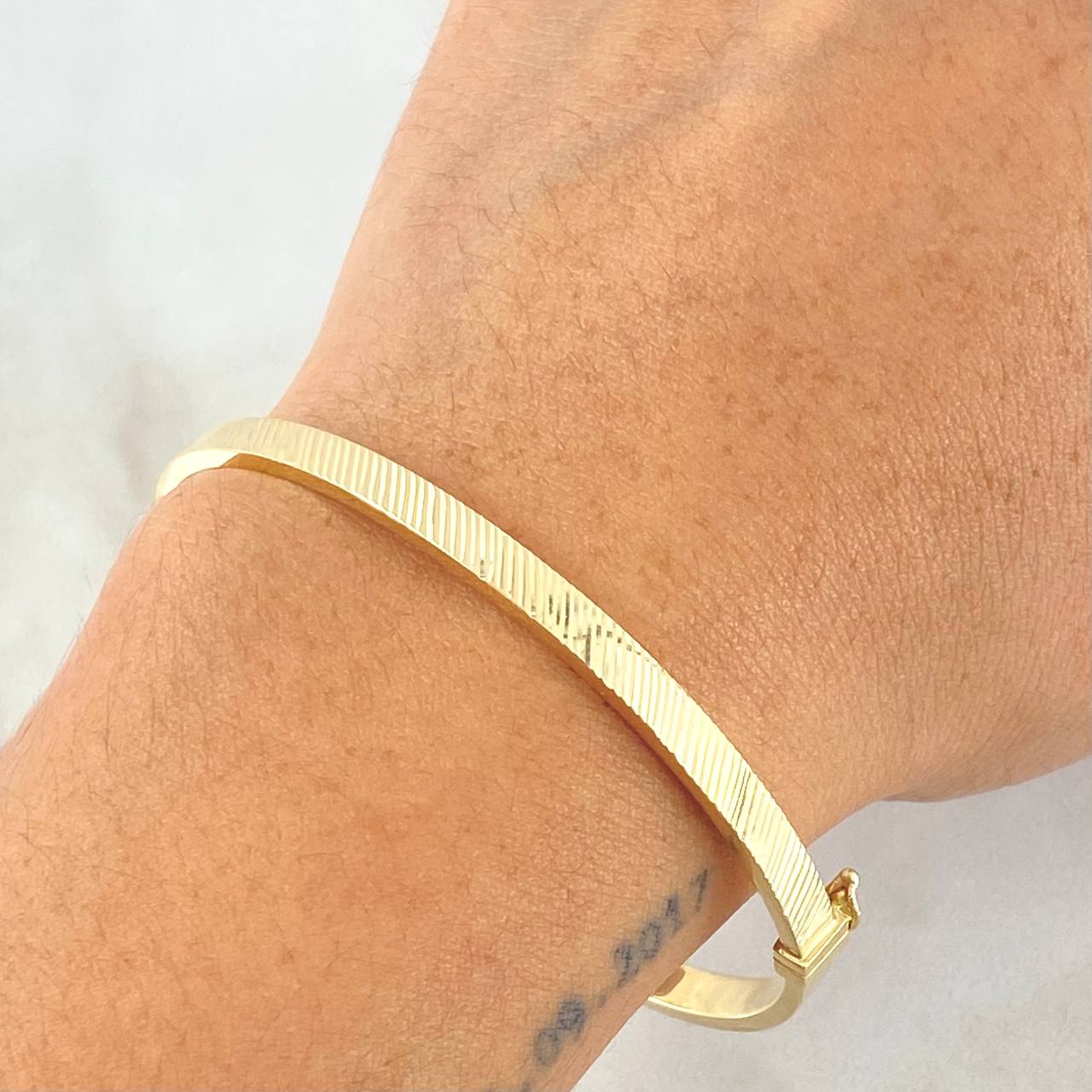 Bracelet Hoop 6.45gr / 17cm / +4 18K Gold *